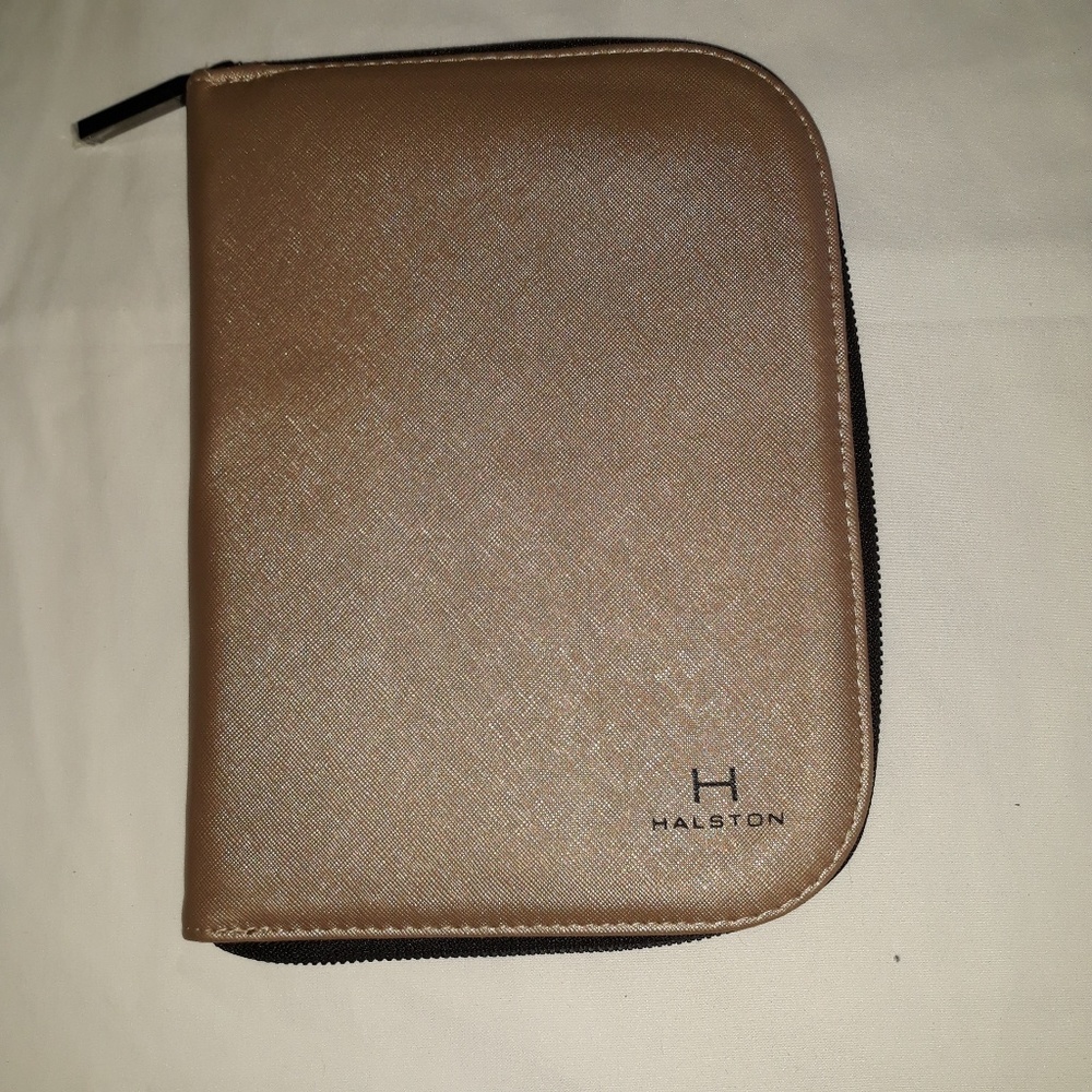 Halston Jewelry case Tan